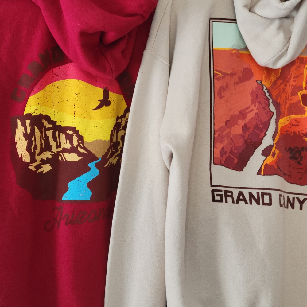 Grand Canyon two hoodie bundle size XL
